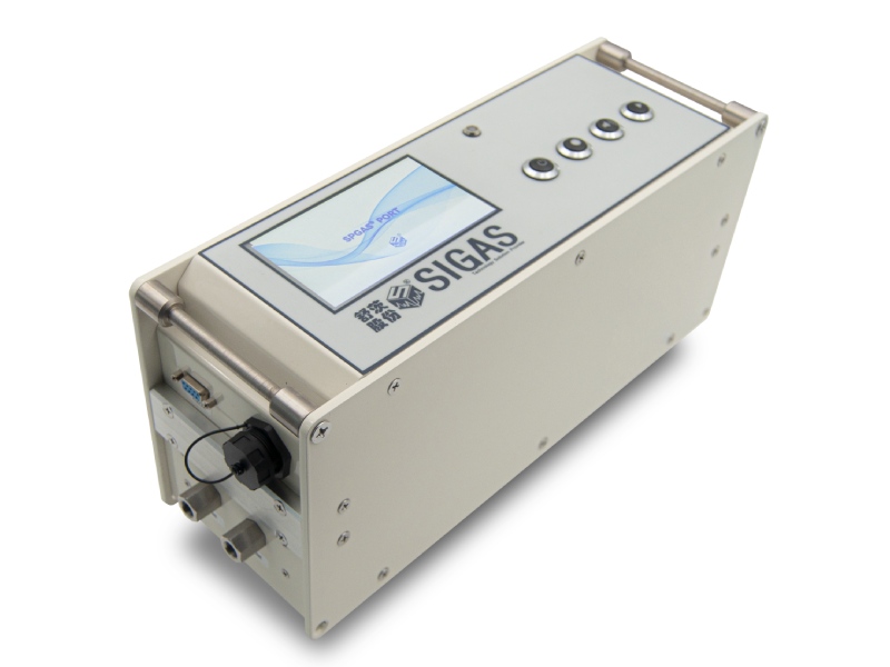 Potable gas analyzer with NDIR gas sensor