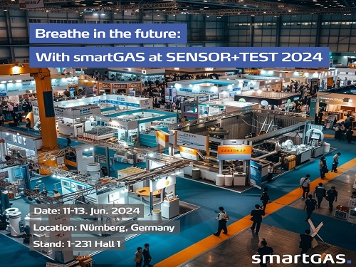 Visit smartGAS at SENSOR+TEST 2024